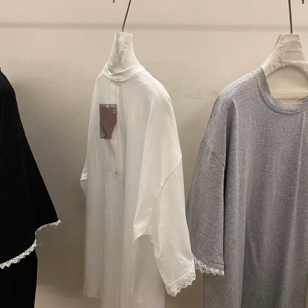 33推荐 YJ#2933 FL 日系花边打底T恤 06-03