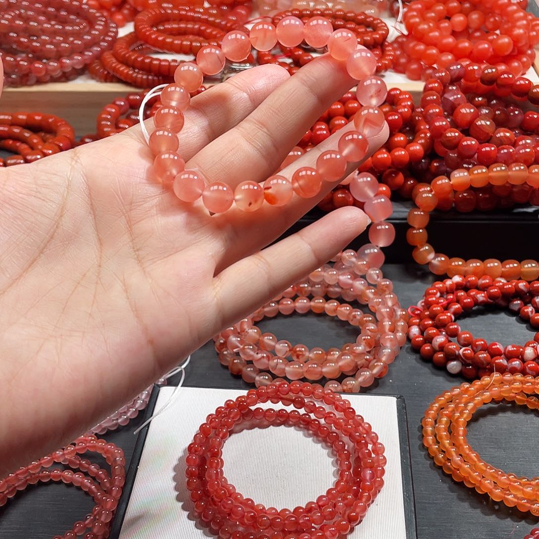 未镶嵌手链南红玛瑙