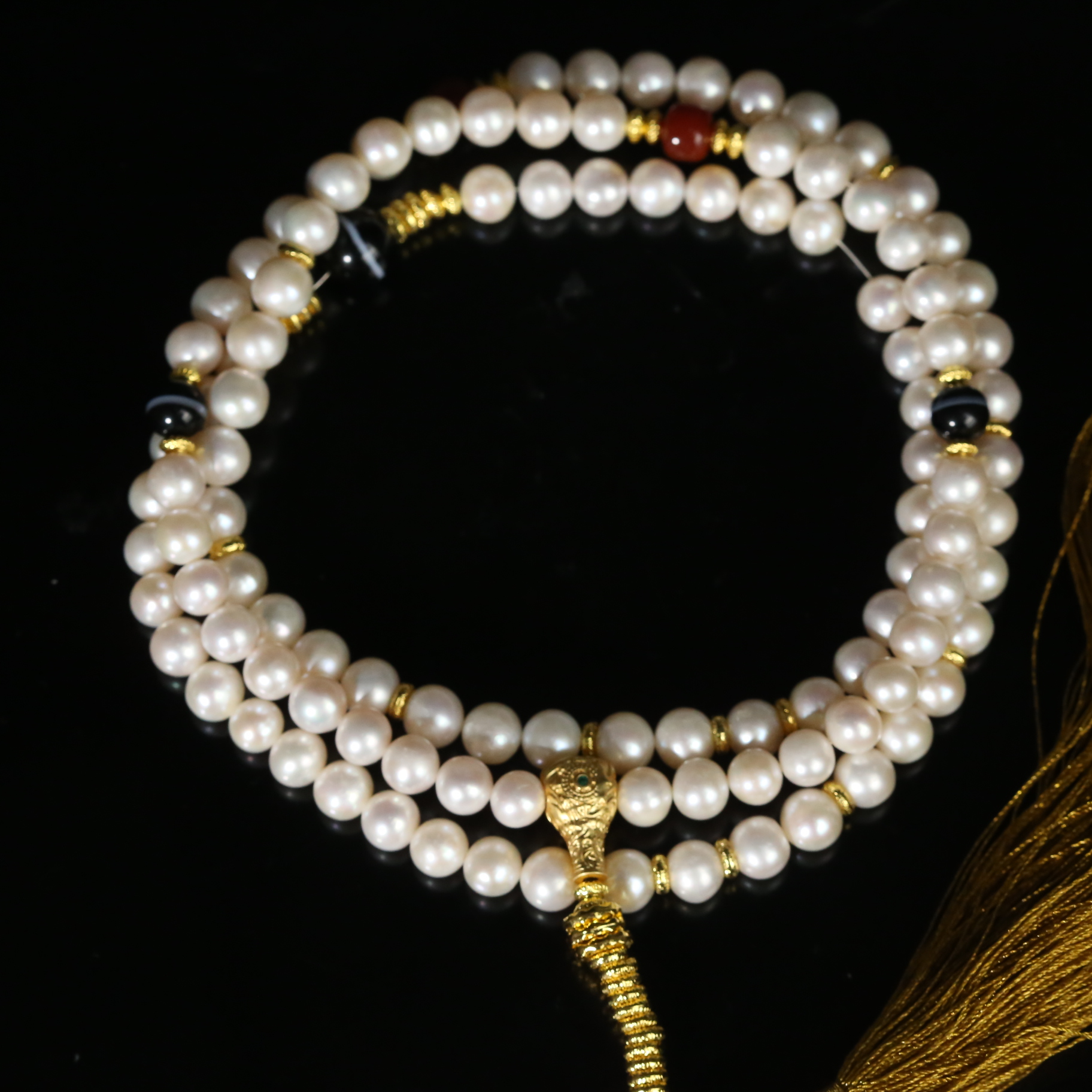 清代老珍珠念珠【华豫之门】AJD251128038