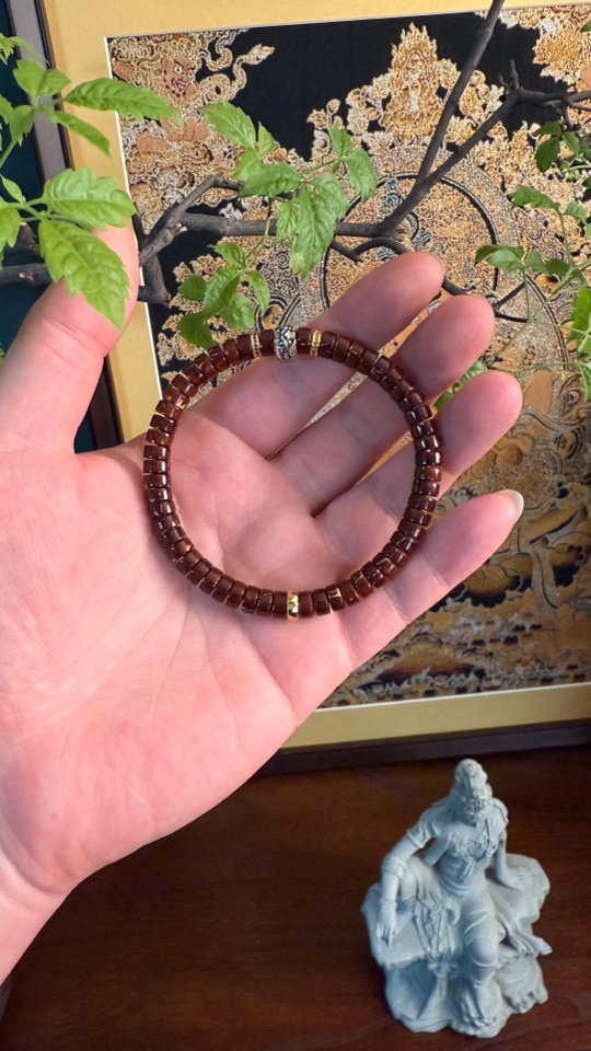 「原道出品」紫金鼠药片.鼠霸套装文玩手串（叠戴搭子）