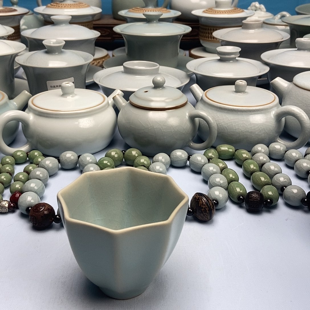 杯仿古釉八方杯原矿原釉原产地