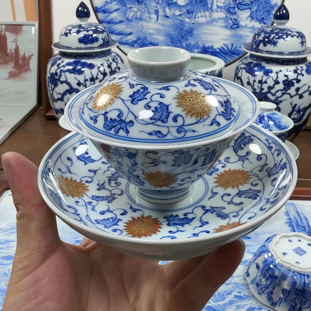 西***著全手工全手绘陶瓷