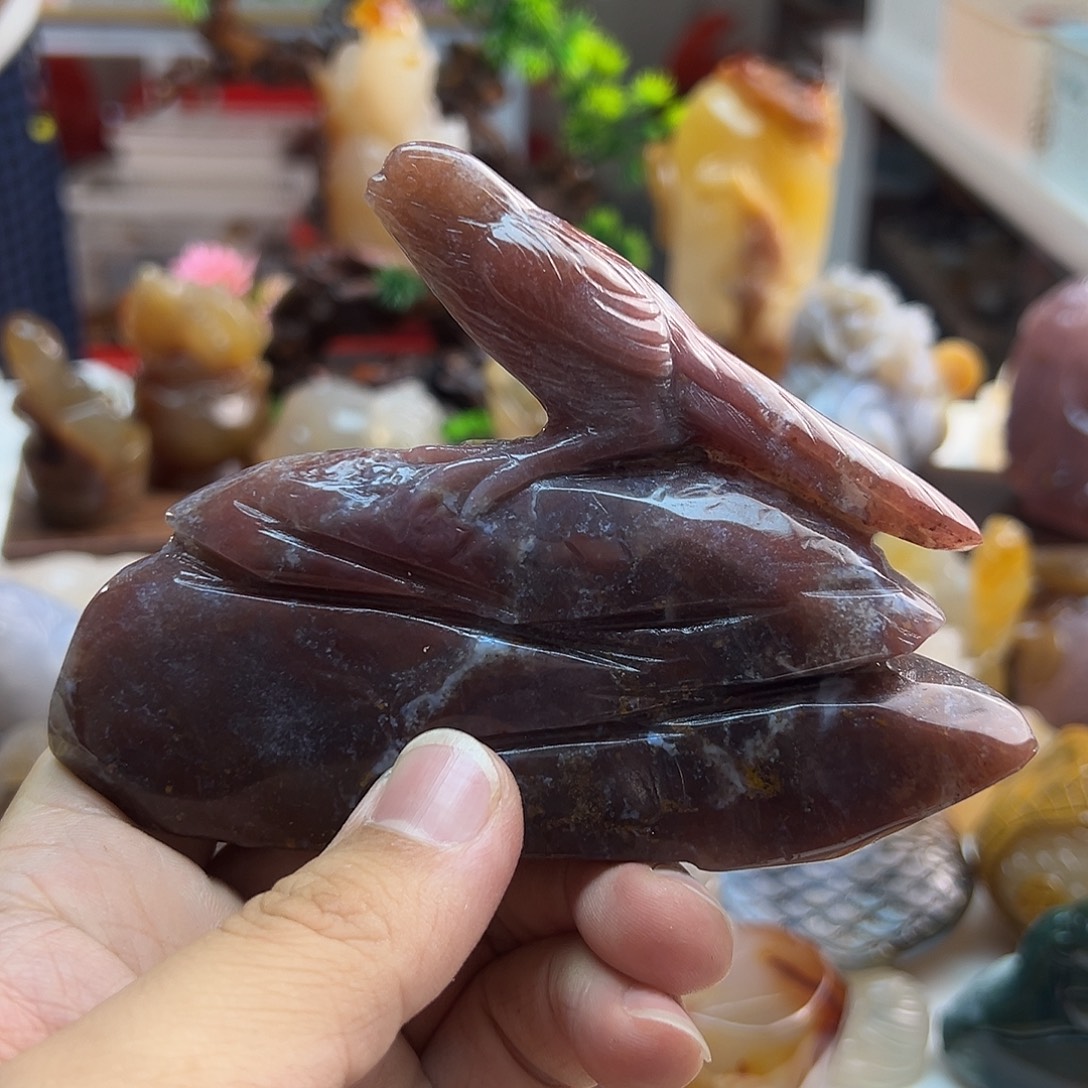 玛瑙/玉髓未镶嵌吊坠(不含链)