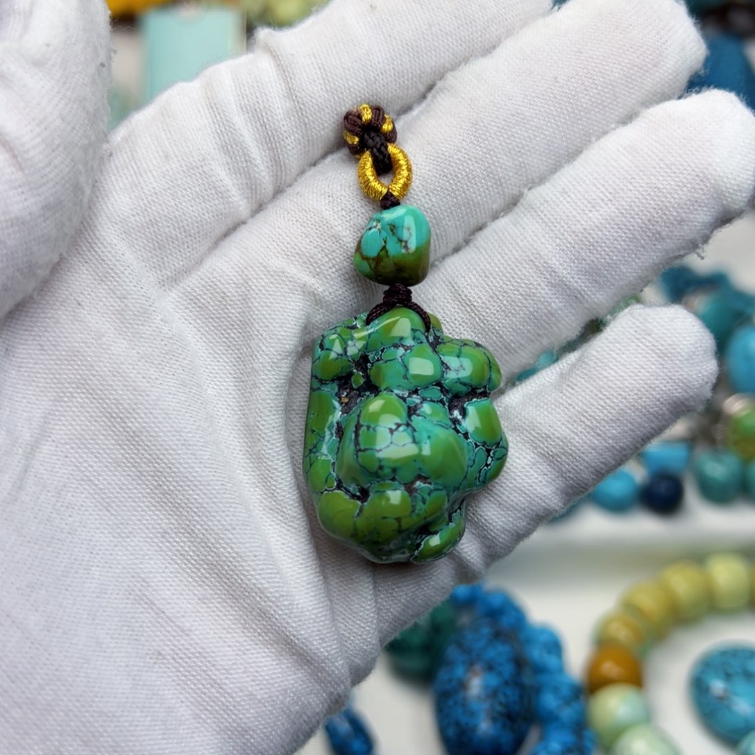 绿松石珠宝奇石未镶嵌