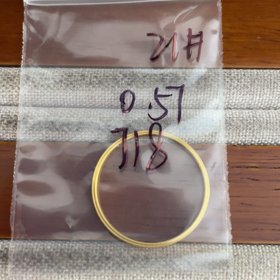 克重0.57 21号 三生三世戒指 足金999
