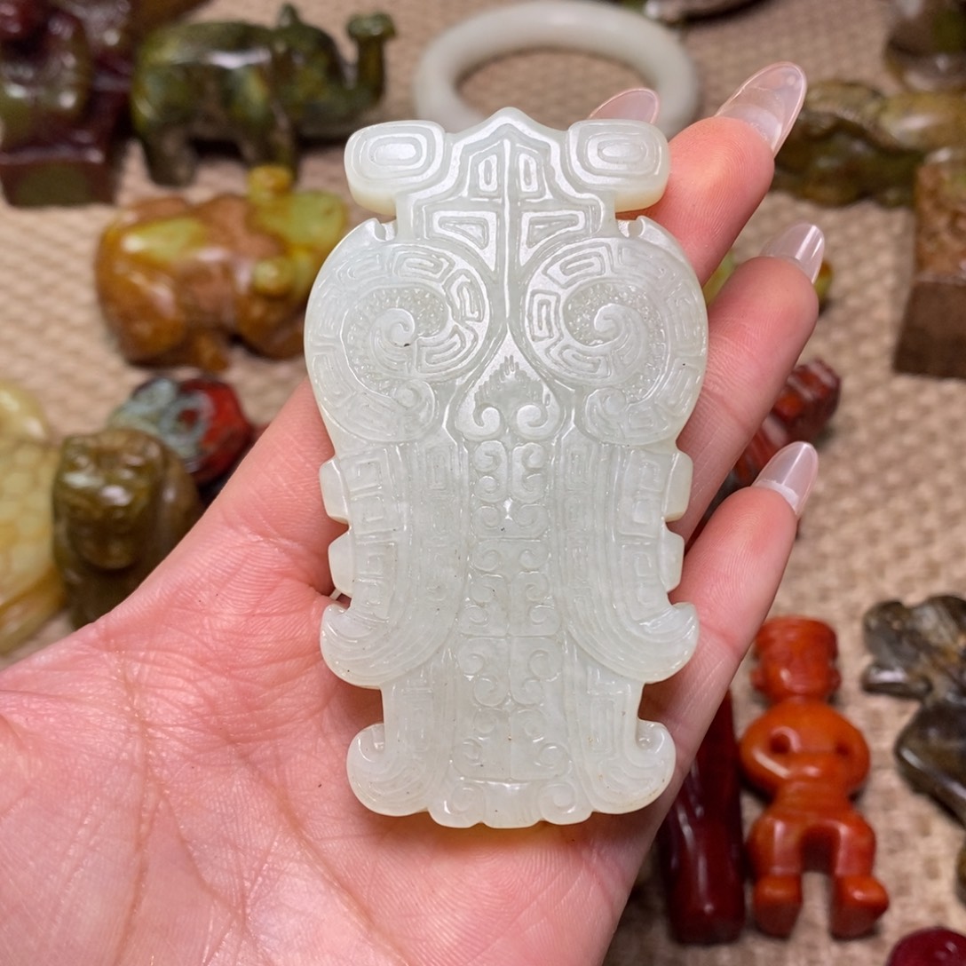 白玉菩提吊坠白玉菩提白玉菩提摆件