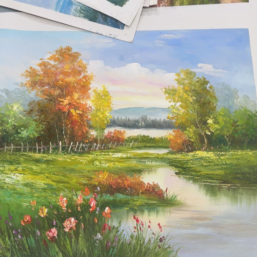 油画好的我真的是太喜欢了一