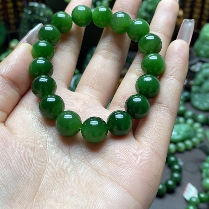 和田玉手串未镶嵌