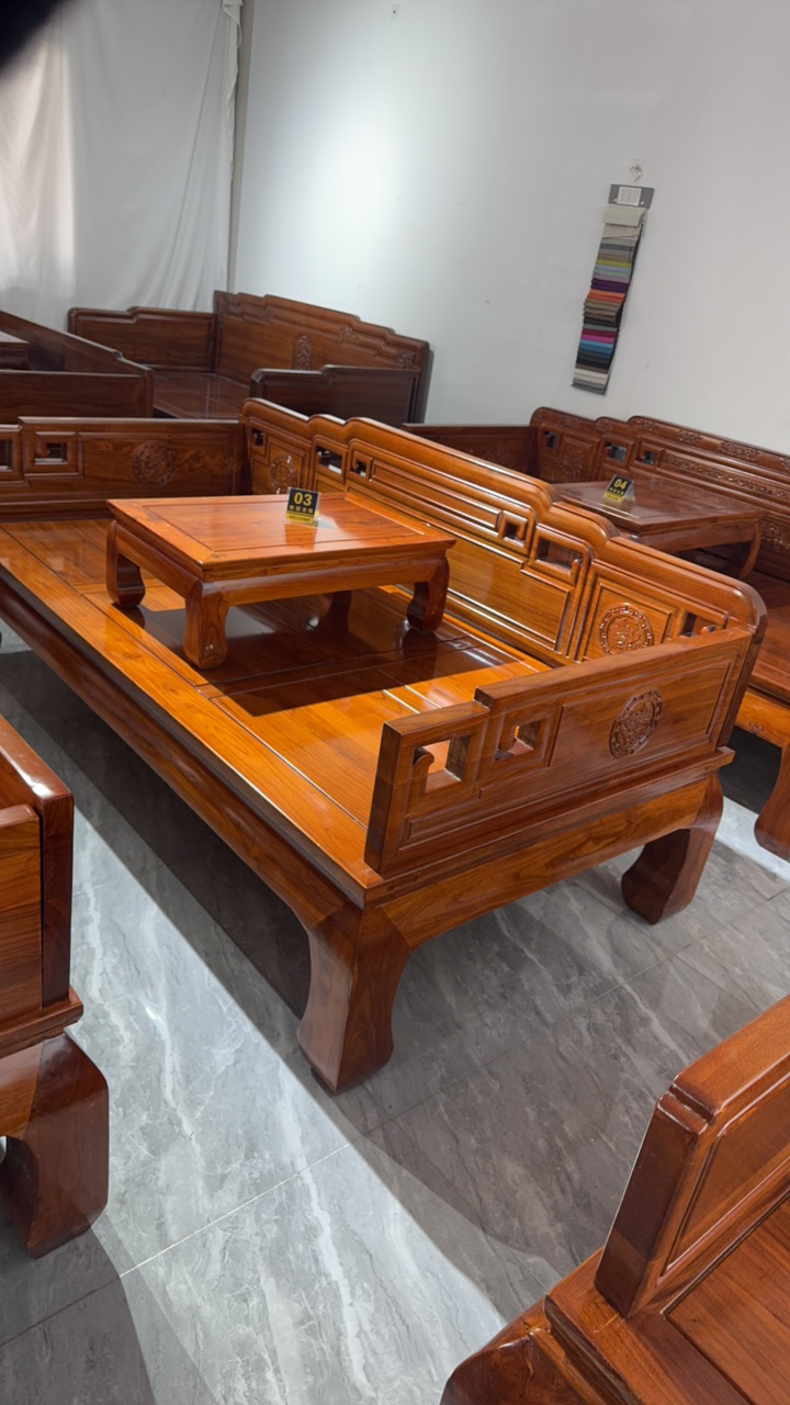 老榆木素面国色天香罗汉床