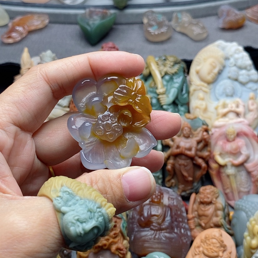 【闪购商品】未镶嵌吊坠定制玛瑙