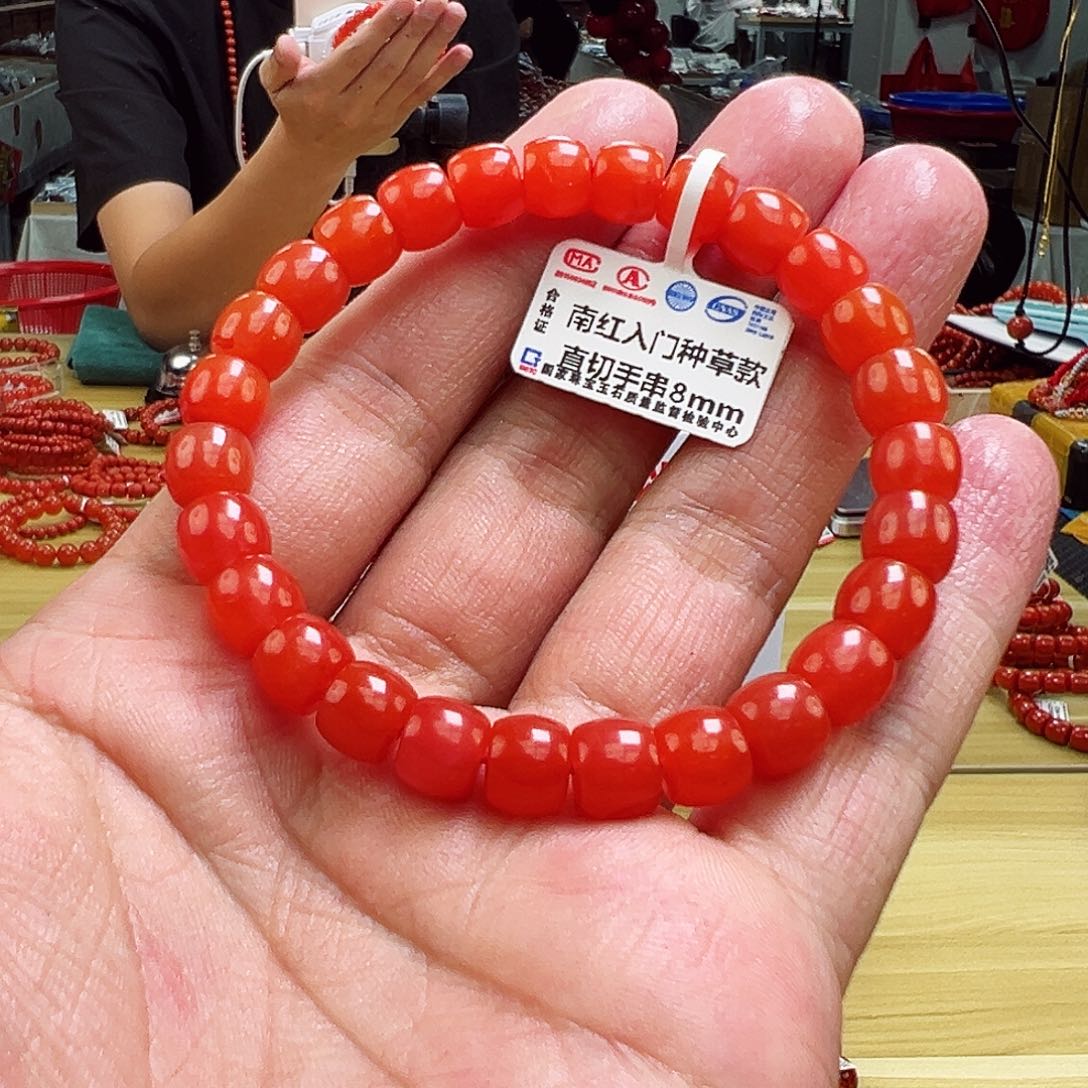 南红玛瑙买未镶嵌8mmmmmm