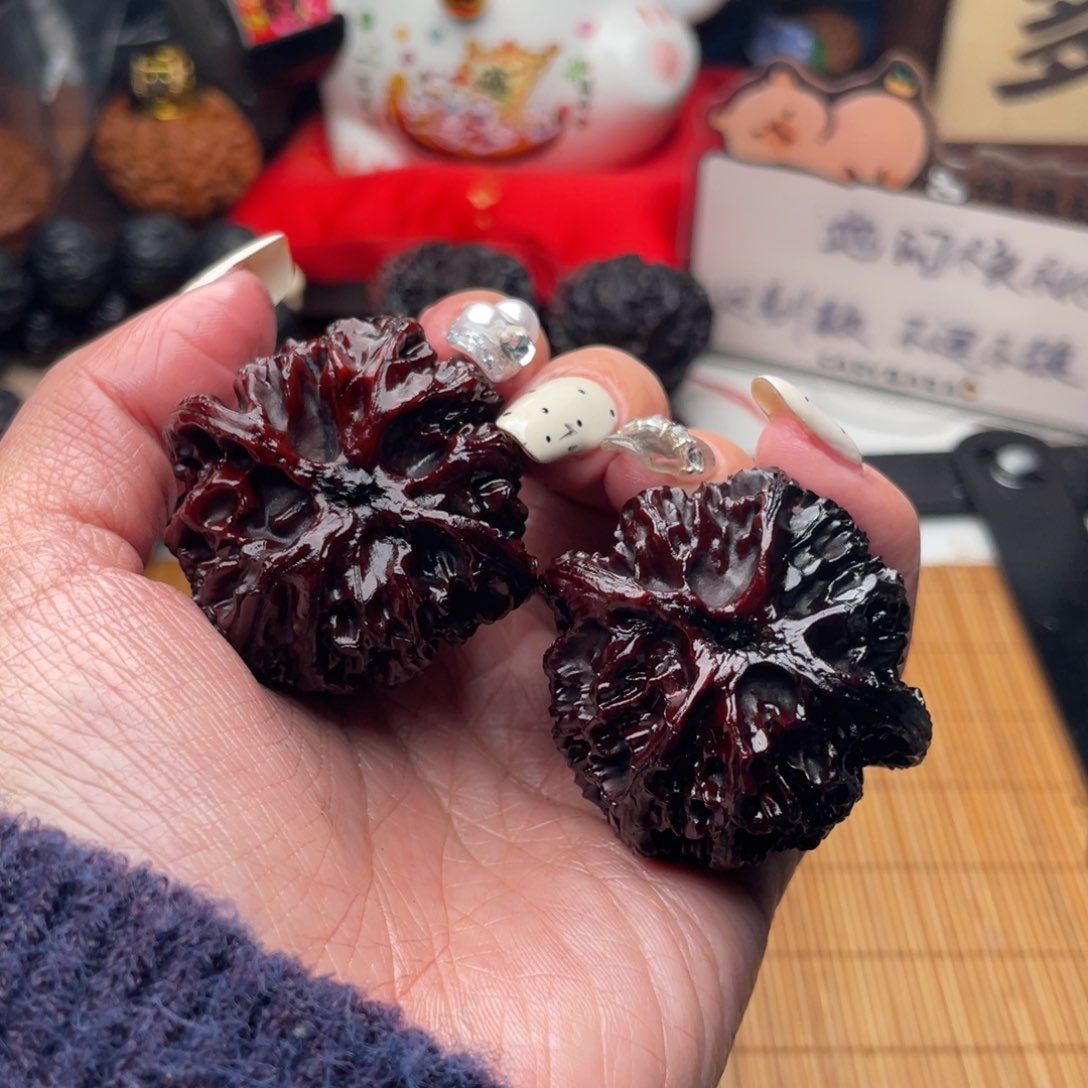 吊坠文玩核桃精品彩苹果