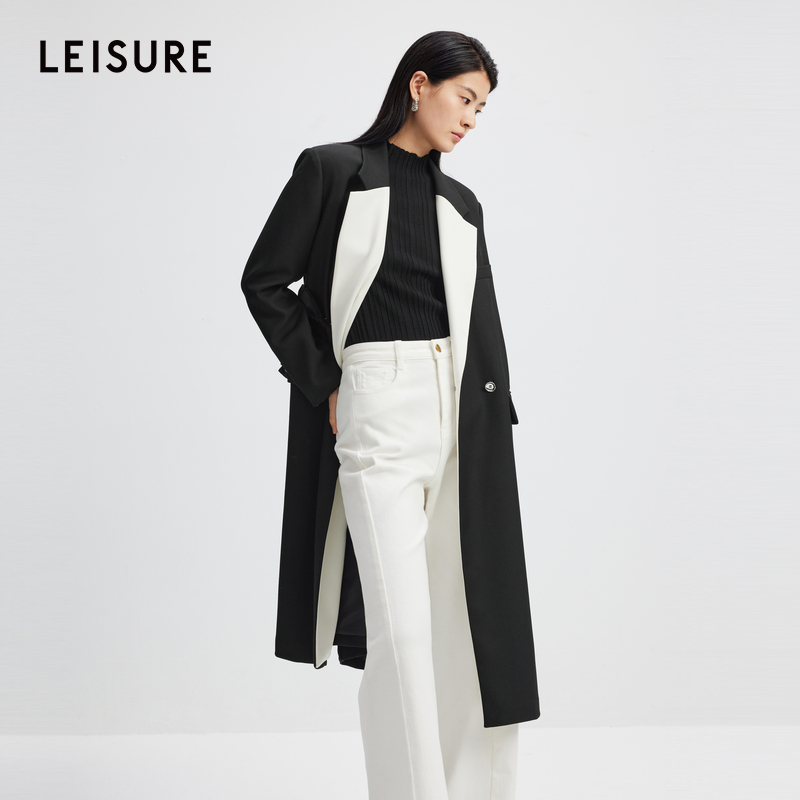 小云总专属LEISURE/三彩·丽雪H型优雅西装外套0131