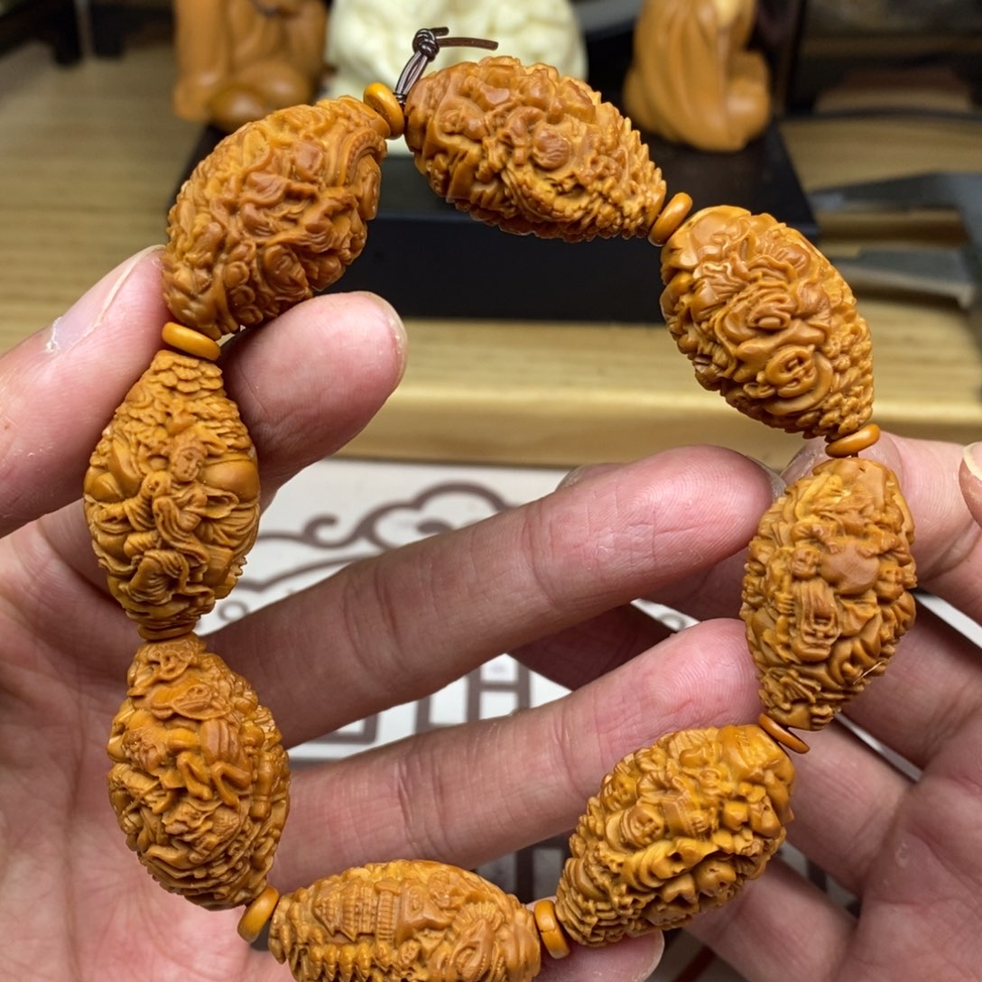 橄榄核手串/手链橄榄核雕工艺手串