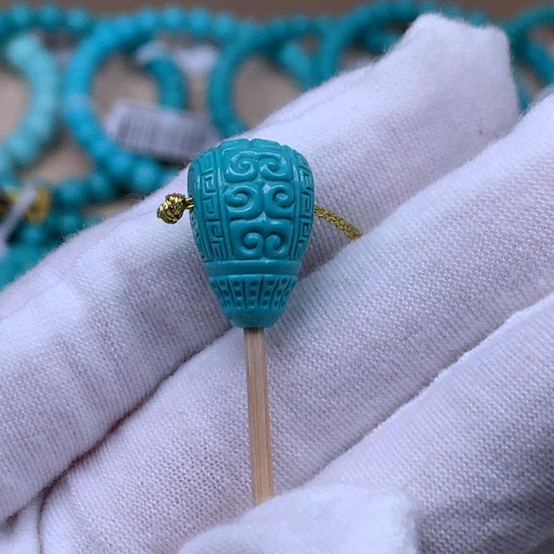 绿松石未镶嵌绿松石精品配饰