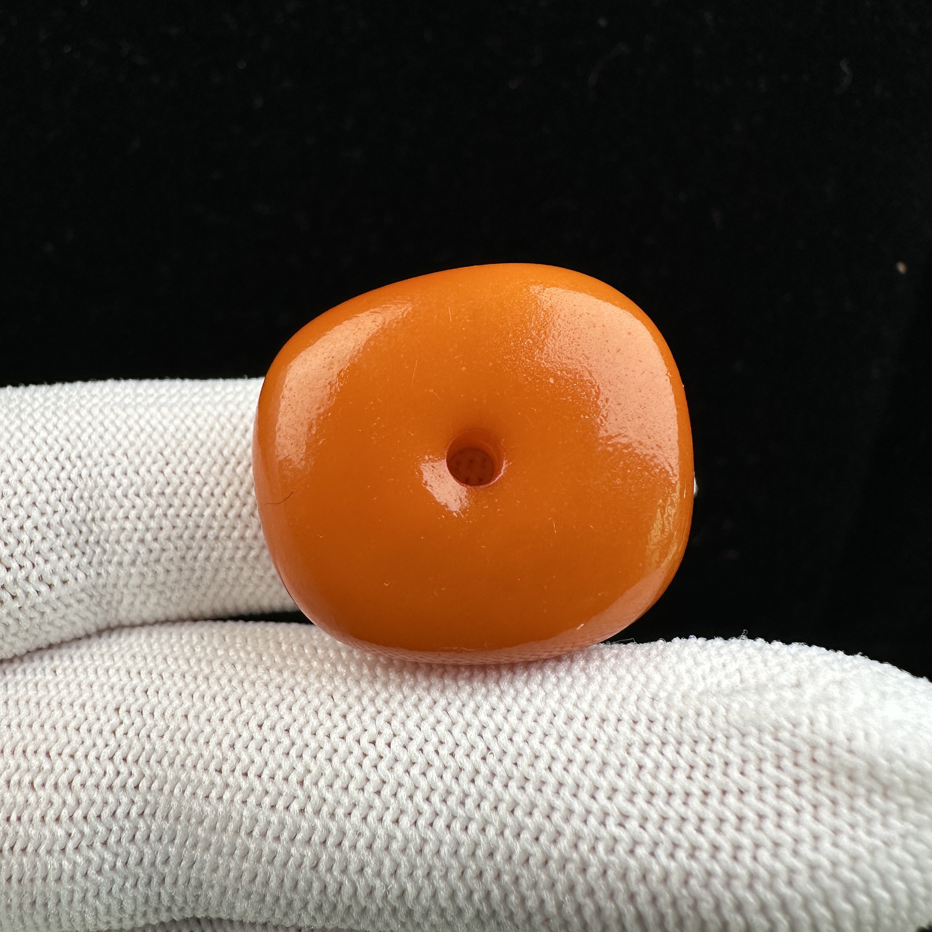 Y38-59天然原矿蜜蜡老蜡藏扣26x11.3mm抖音基地质检发货