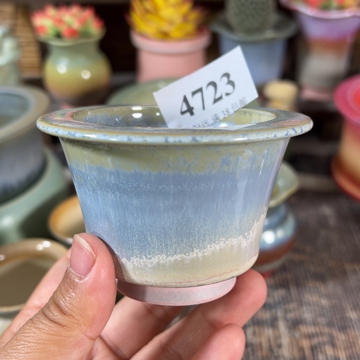 口6高6 手工花盆满30包邮