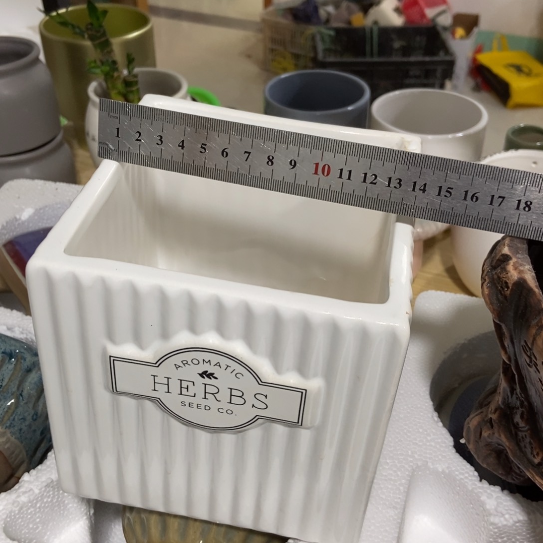 红陶高温陶瓷花盆