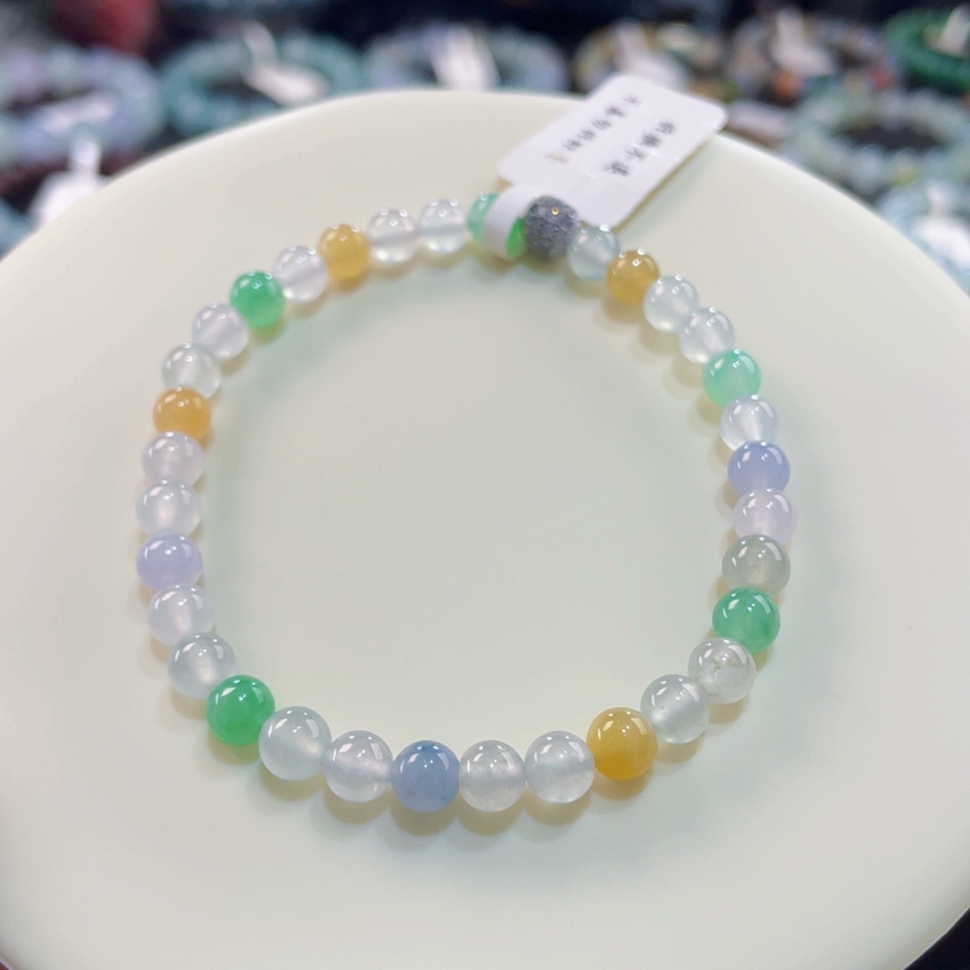 未镶嵌手链翡翠冰多宝