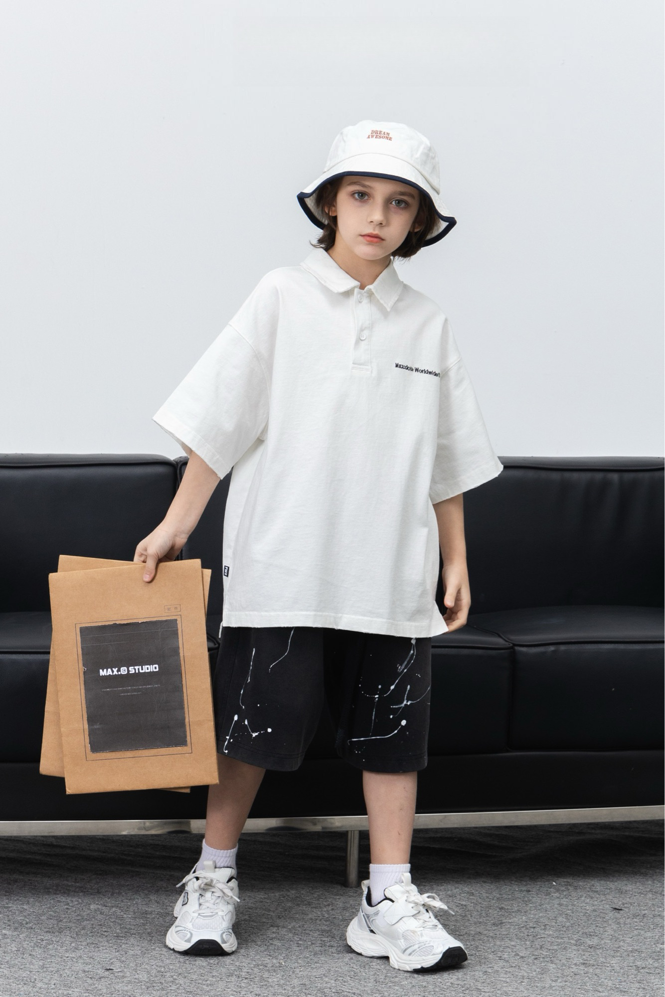 潮童痞帅简约polo衫短袖62096