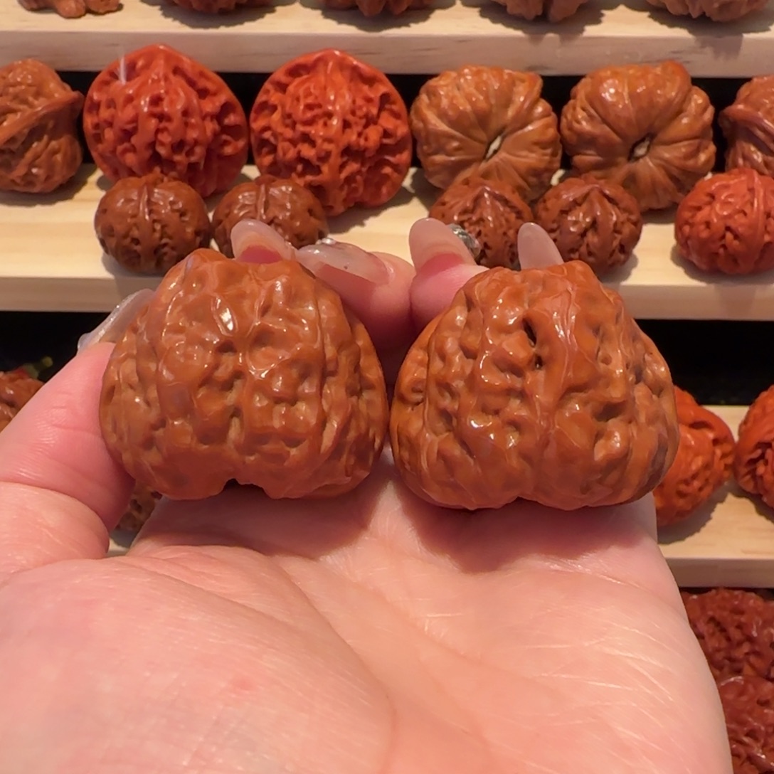 吊坠文玩核桃蛤蟆头38精品2761