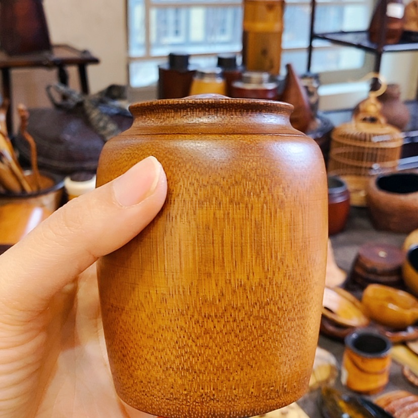 【闪购商品】老楠竹茶叶罐