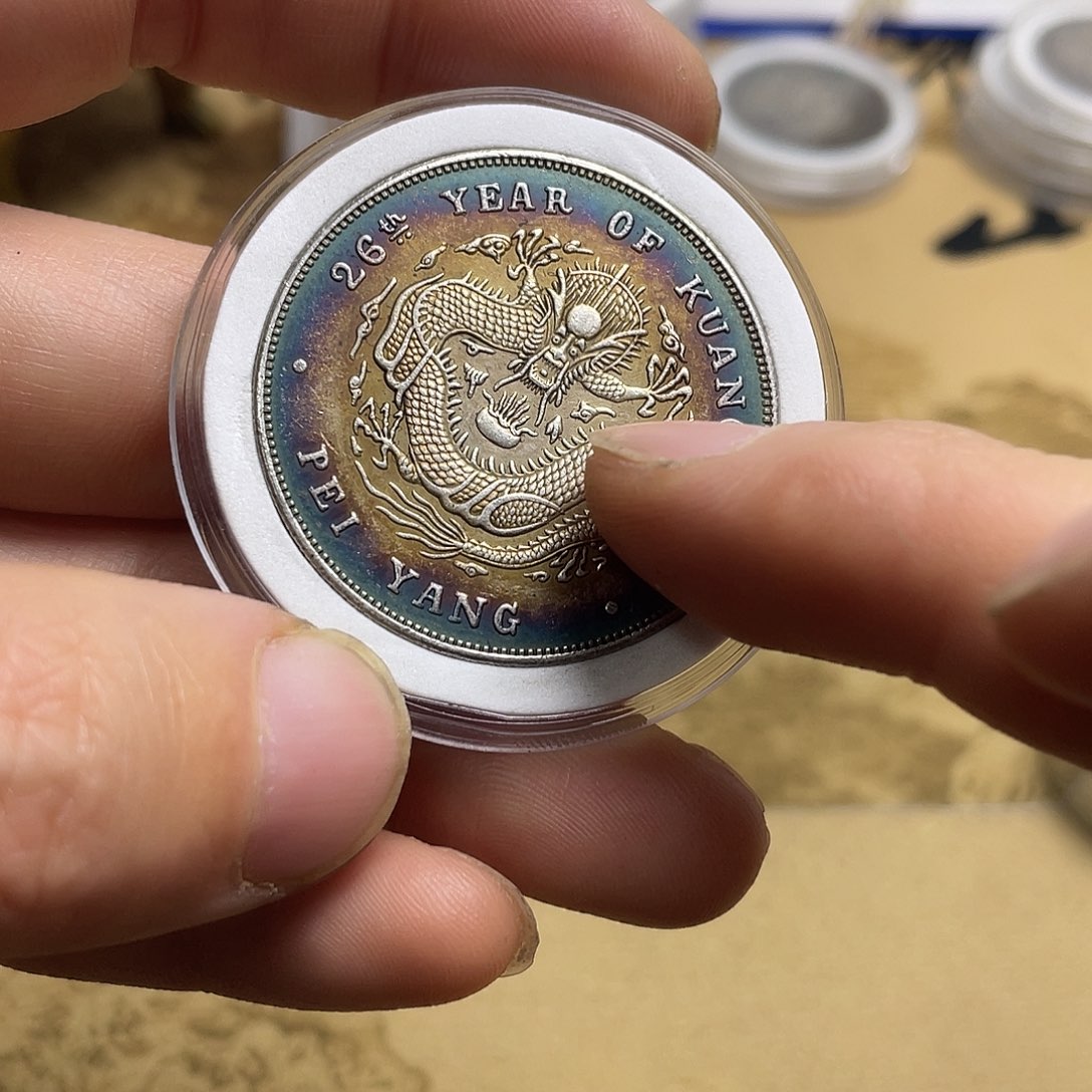 A复古工艺品大头龙洋a