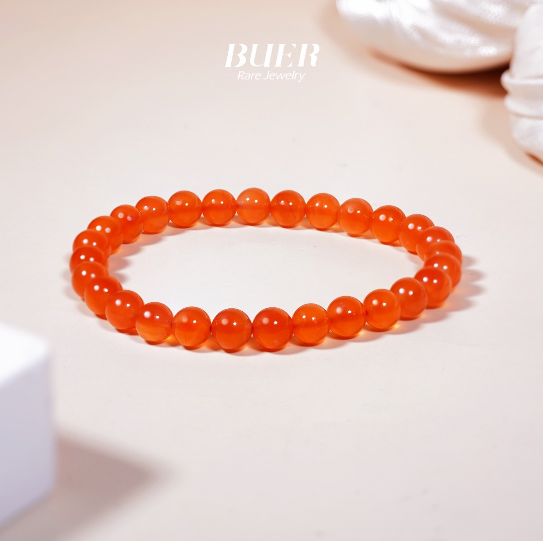 【不二】南红单圈手串6mm