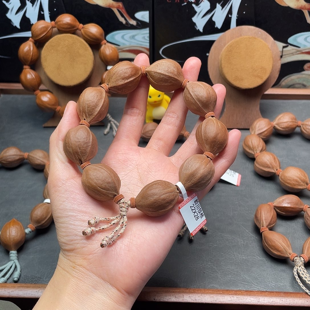 大***鹏橄榄核手串/手链2228梅林铁核