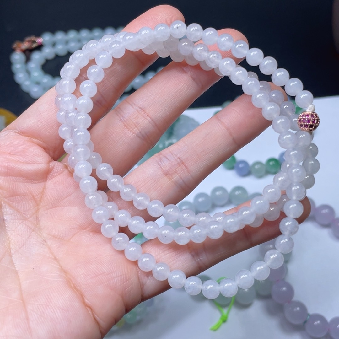 翡翠手链未镶嵌手串