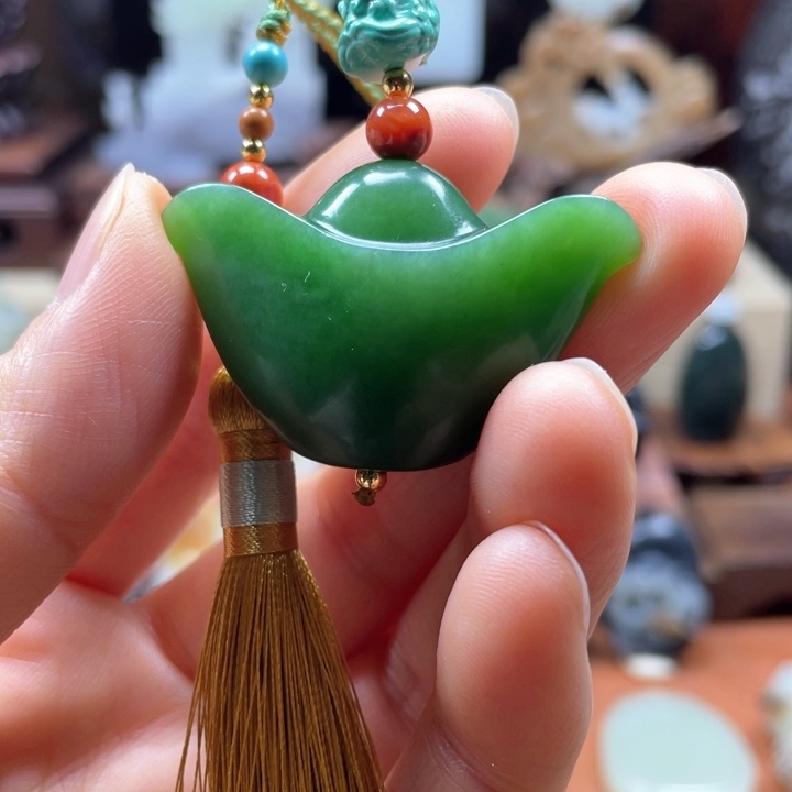 和田玉挂件未镶嵌二*敏