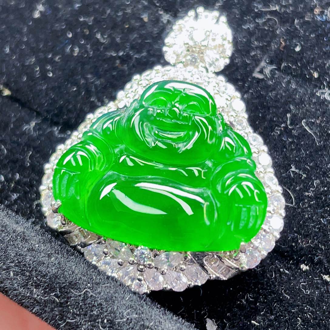 翡翠未镶嵌颈饰188