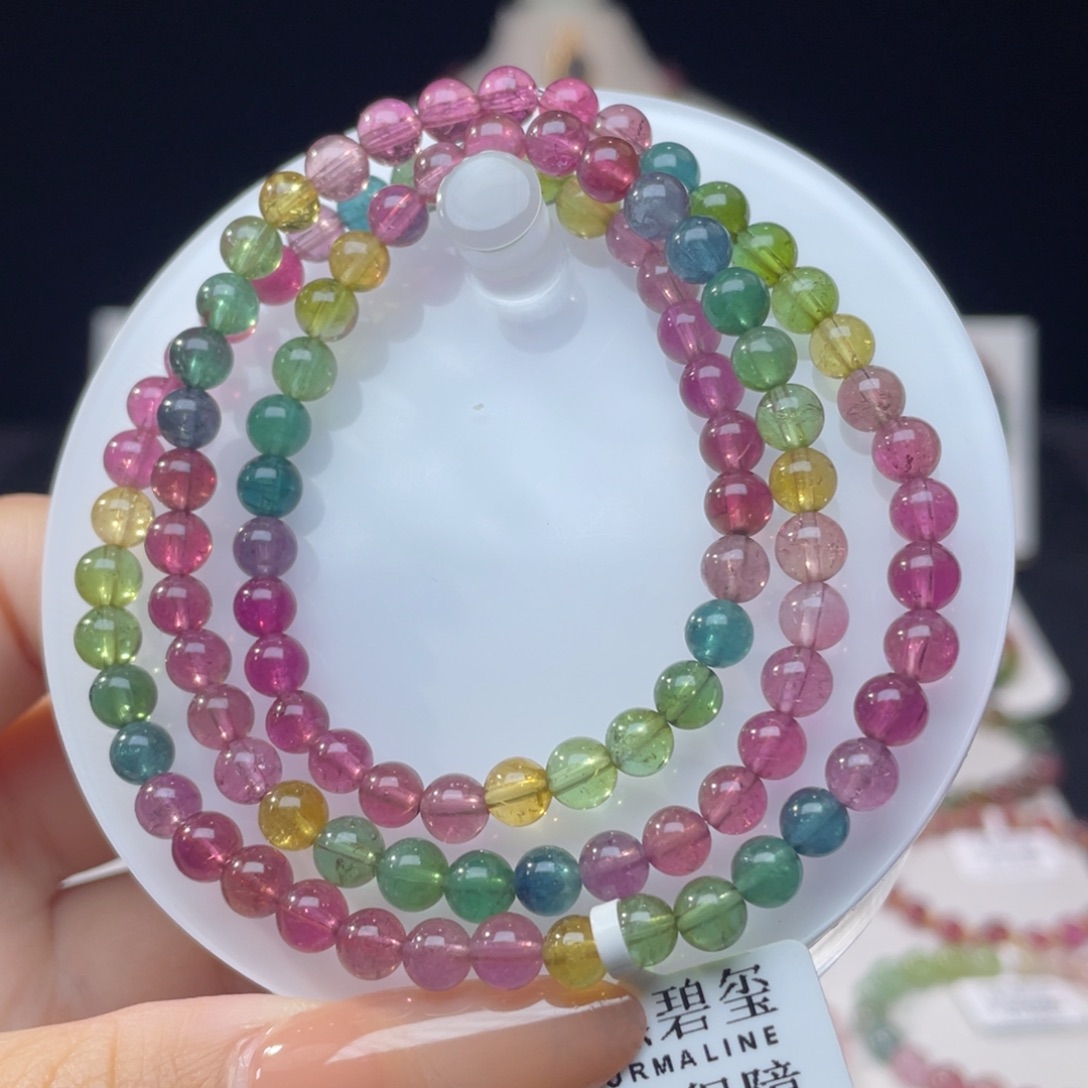 未镶嵌手串碧玺5.3mm±