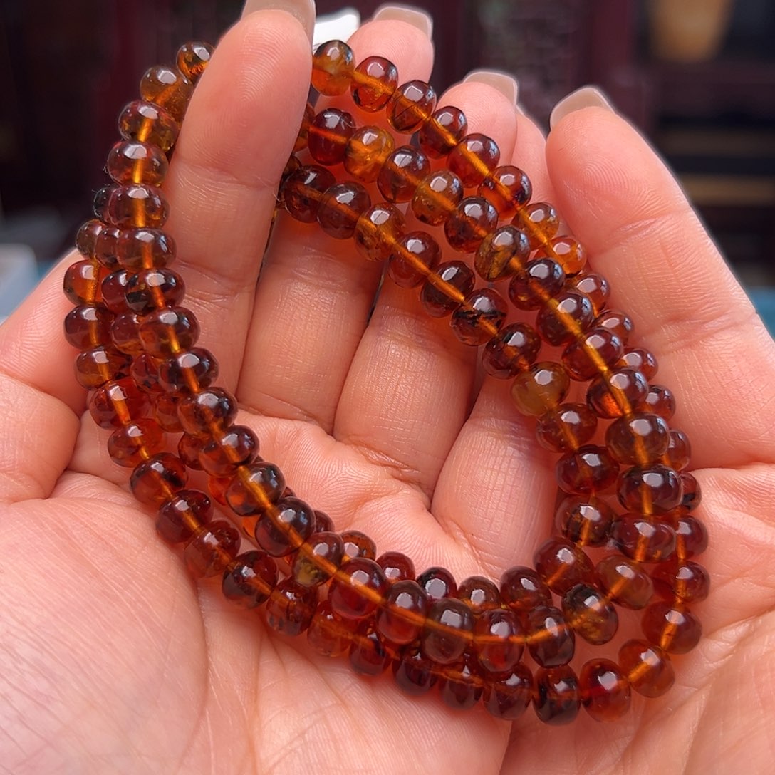 琥珀裸石未镶嵌抚顺琥珀20471八