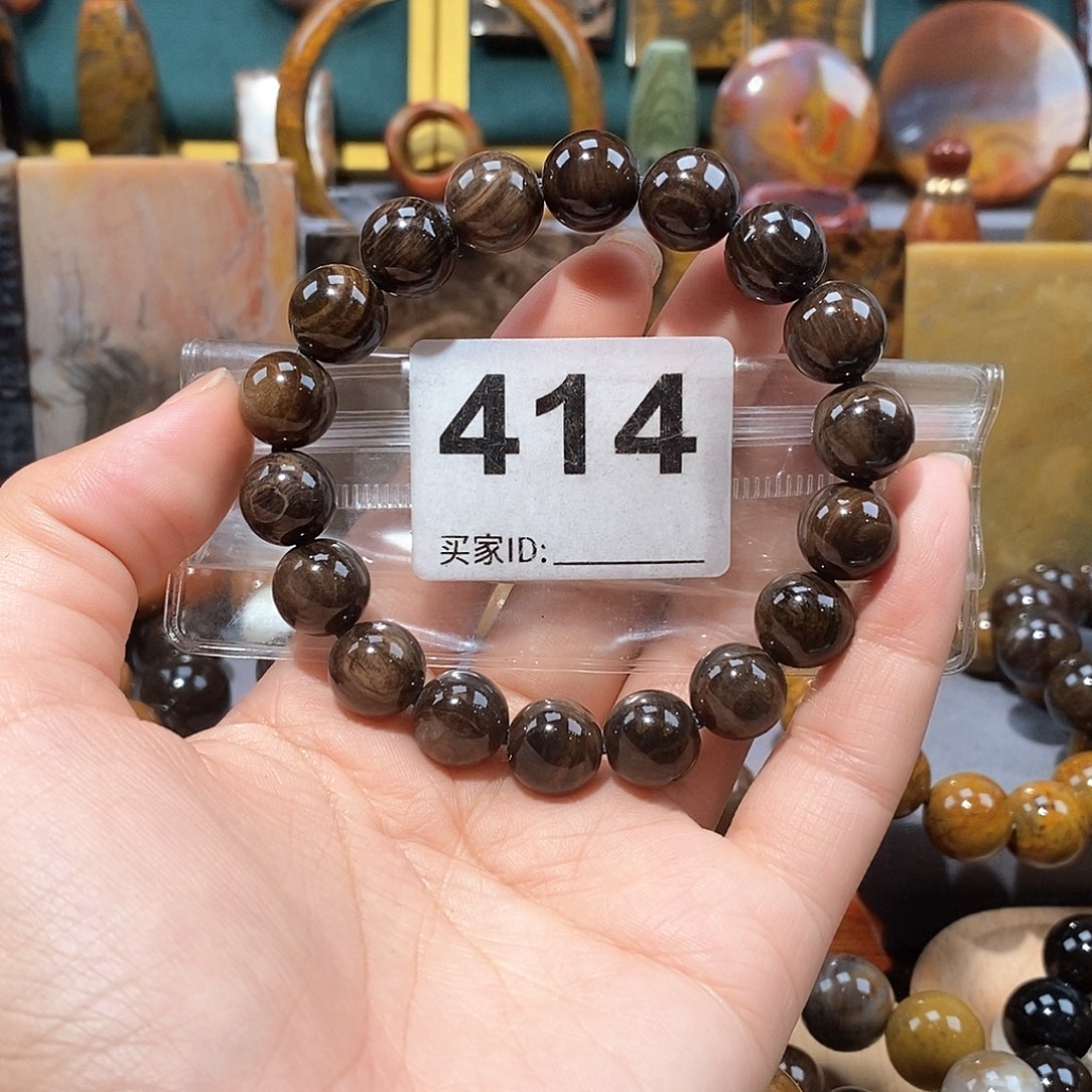 硅化玉天然北票硅化玉手串未镶嵌天然北票硅化玉手串