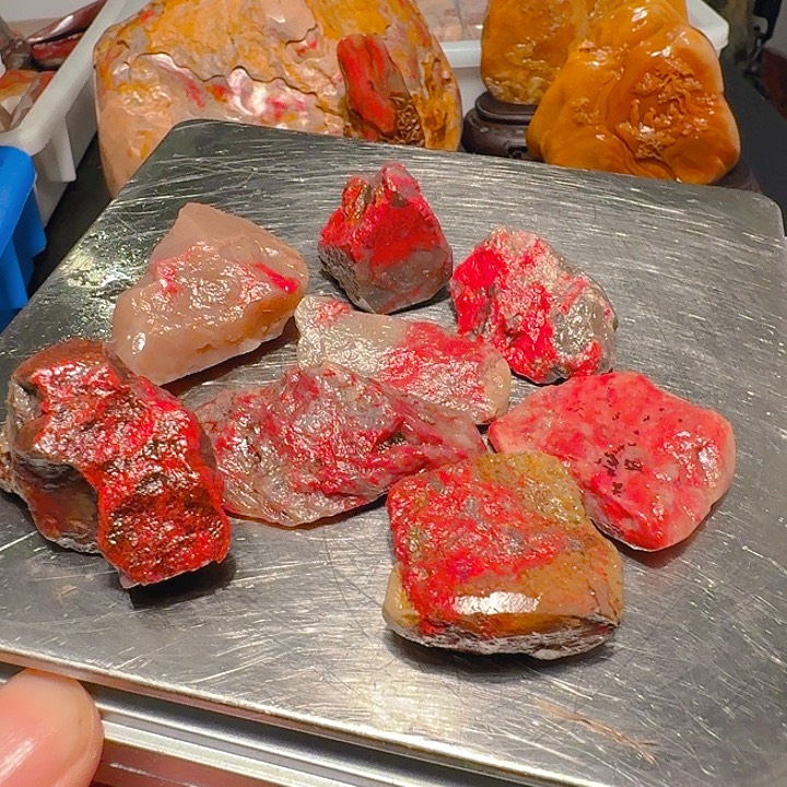 柳***林昌化石印石昌化鸡血石