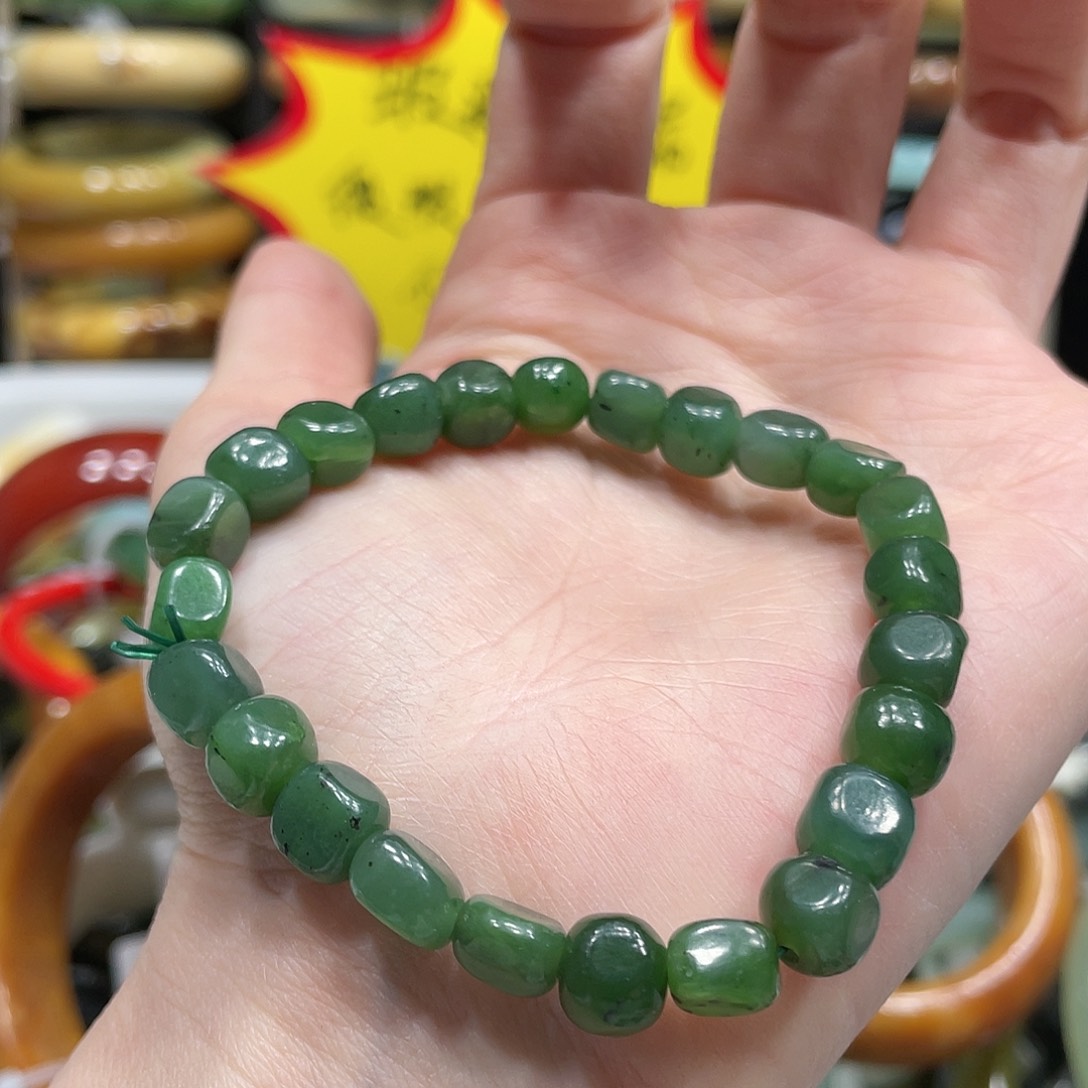 和田玉手串未镶嵌