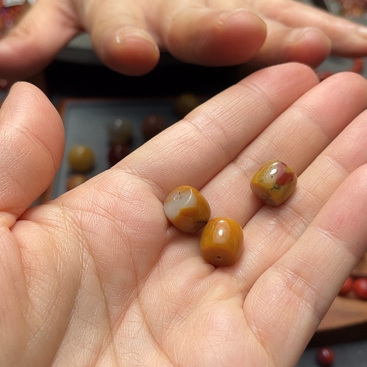 未镶嵌单珠10多样性发1南红玛瑙
