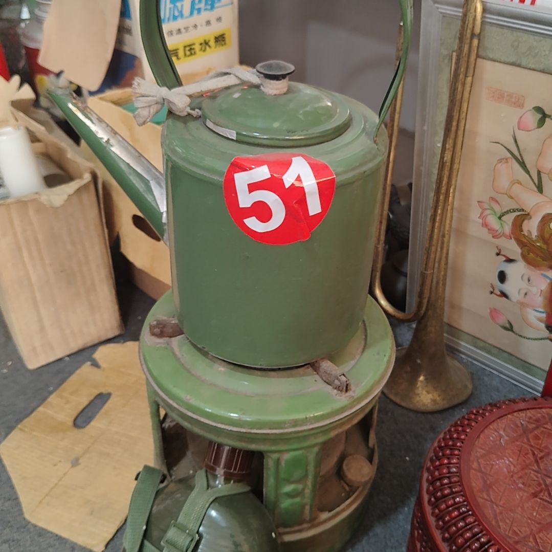 J***d有机玻璃复古怀旧煤油炉一套加军用水壶一个