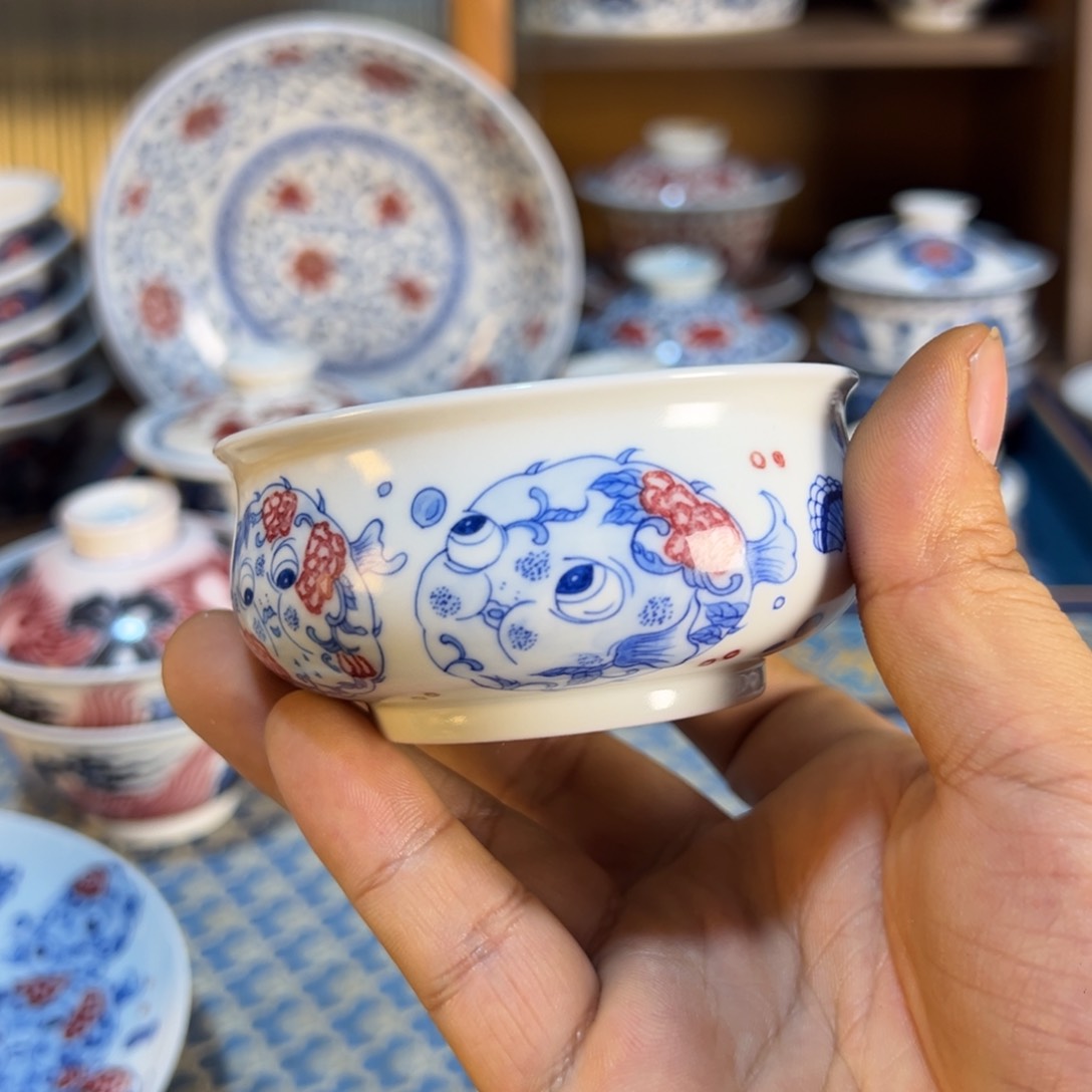 盖碗景德镇茶器百宝箱