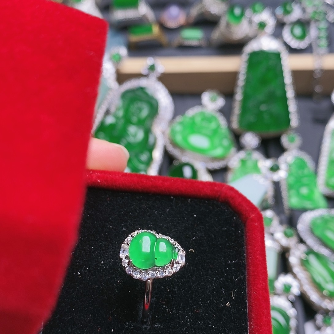 翡翠戒指未镶嵌戒指5