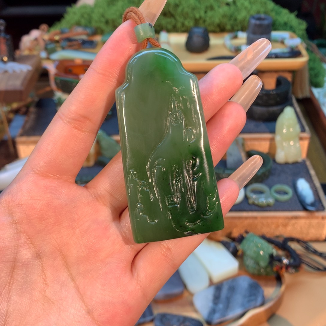 和田玉（糖玉）未镶嵌挂件