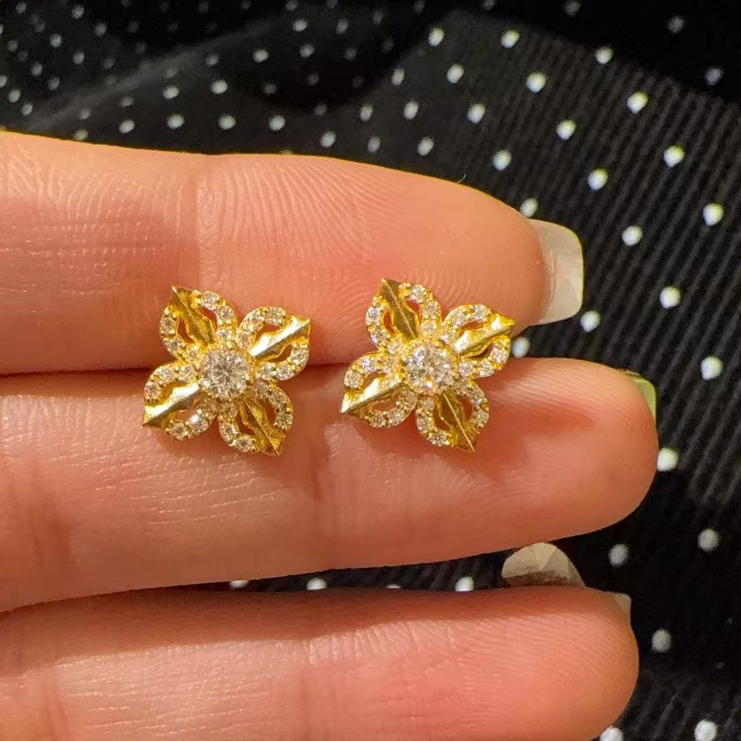 足金999耳饰   4.06克