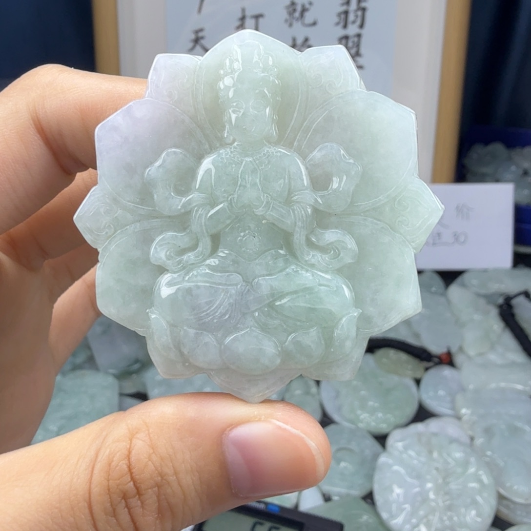 颈饰未镶嵌翡翠翡翠