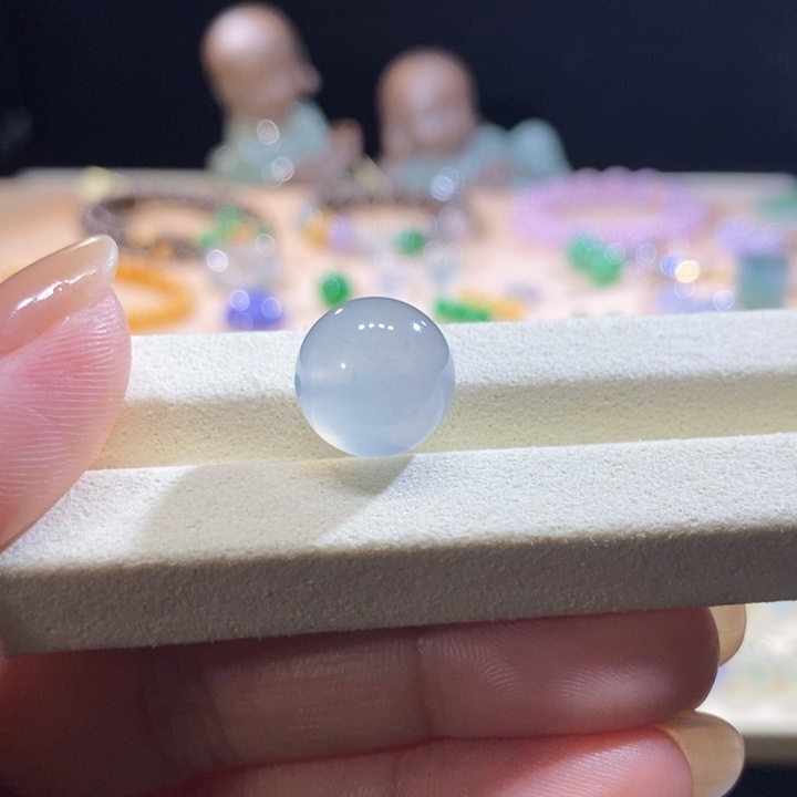 翡翠未镶嵌吊坠(不含链)翡翠冰珠卡13.2