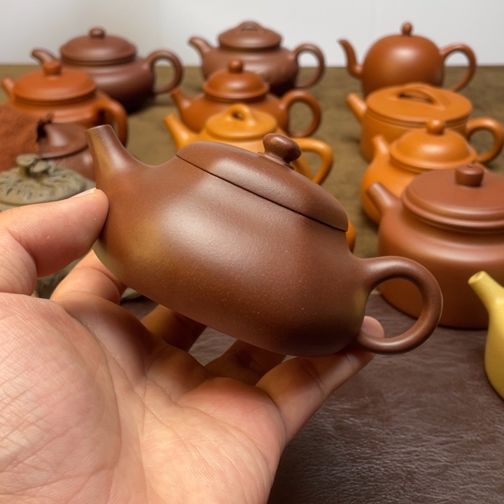 紫砂茶壶六方静乐