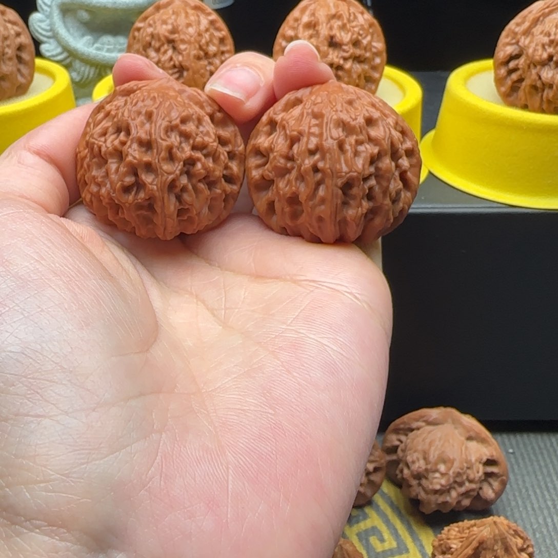 文玩核桃把件41玉枕