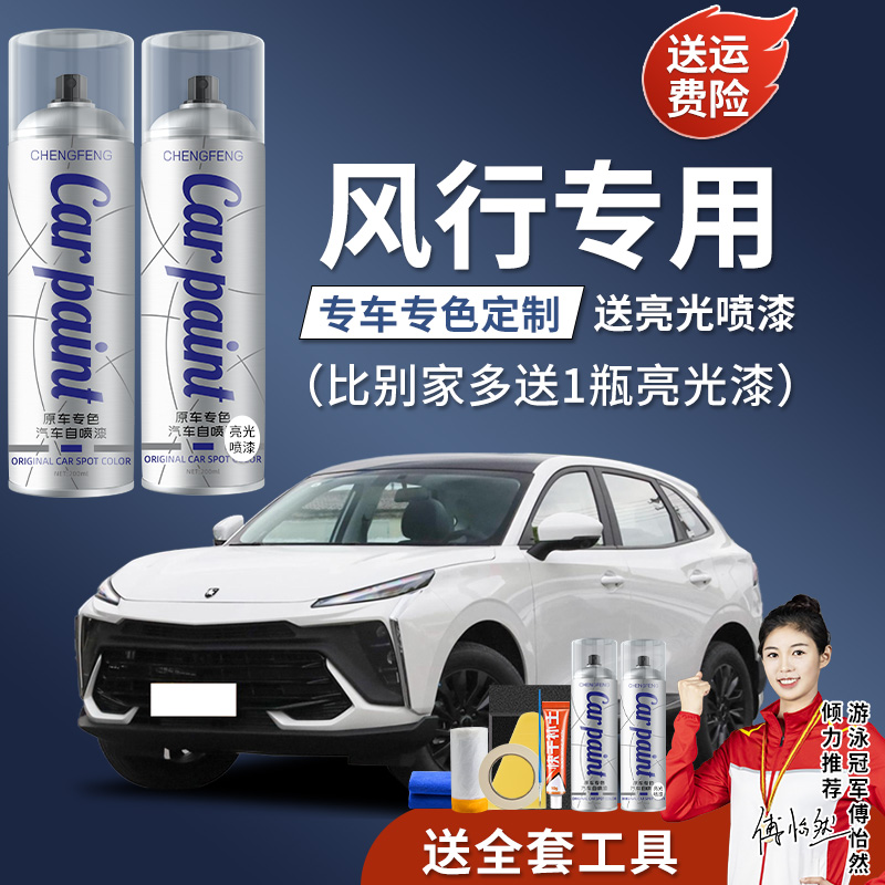 55.东风风行s500sx6t5 t5evo景逸X5x6游艇汽车专用划痕修复手喷漆