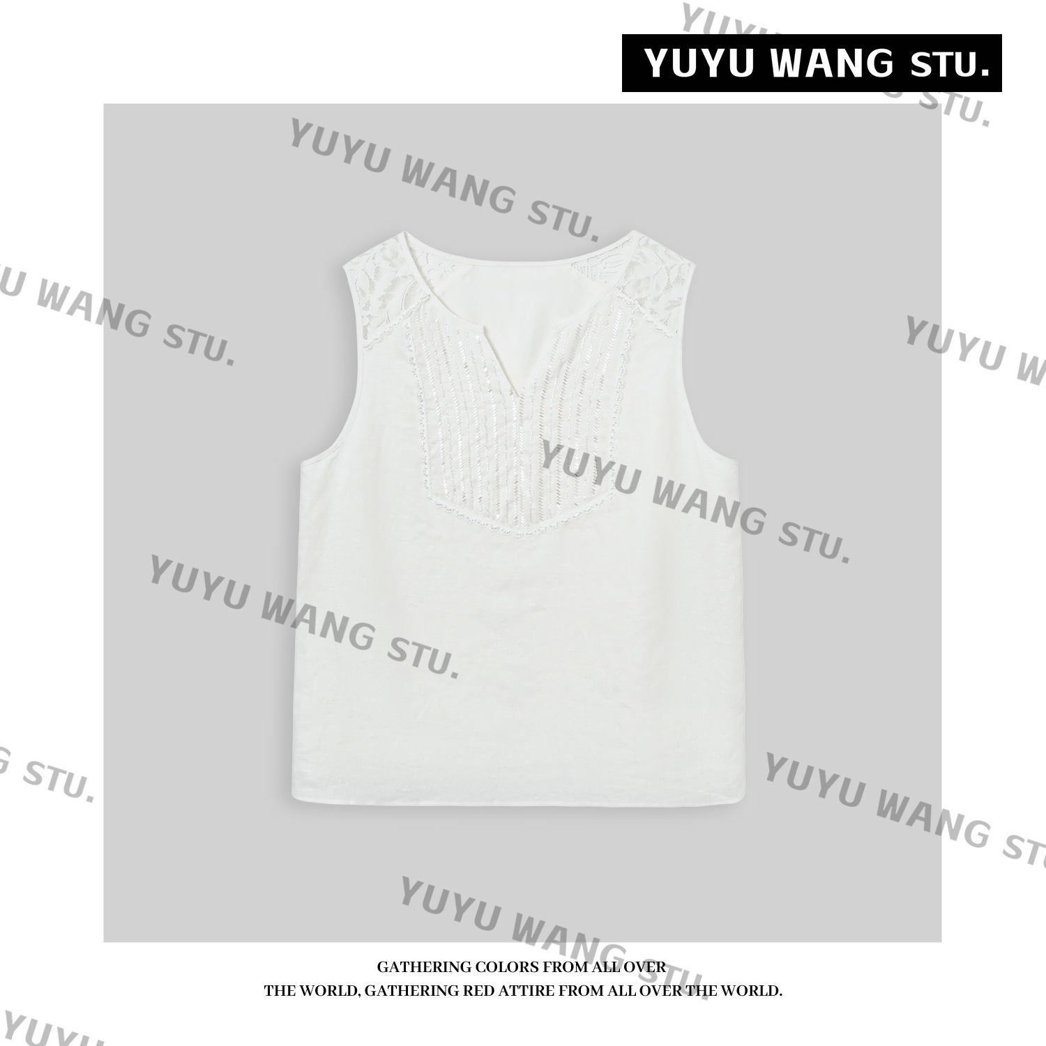 YUYU WANG 【白鸽】上衣RBM2SX287