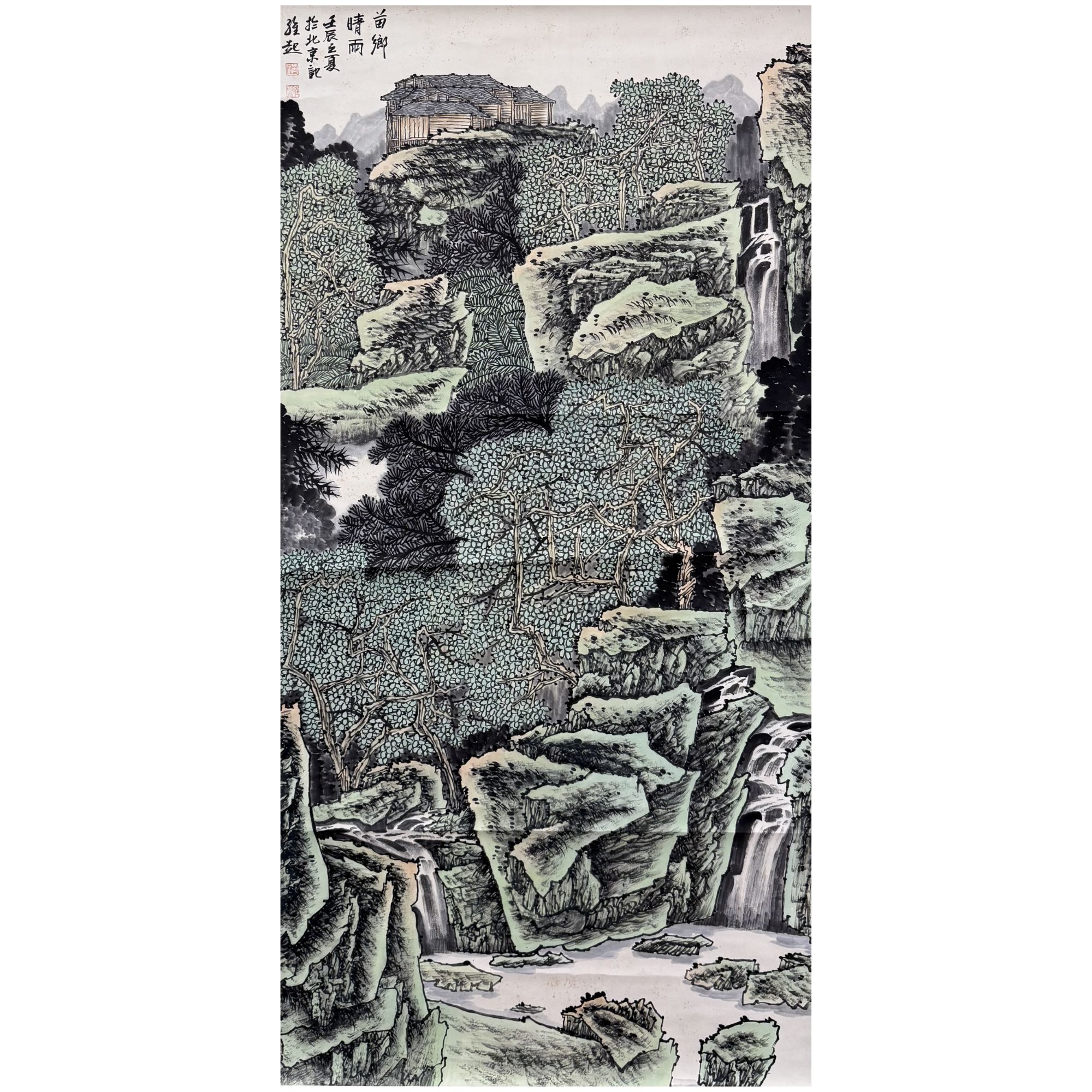 【山水】   68x135    CP-40502    立轴